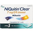 NiQuitin Clear Depotplåster 7mg/24h 7st