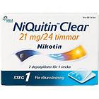 NiQuitin Clear Depotplåster 21mg/24h 7st