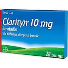 Clarityn 10mg Loratadin 28 Tabletter