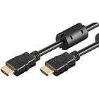 MicroConnect Gold Ferrite HDMI - HDMI High Speed with Ethernet 1,5m