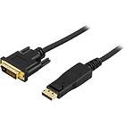 Deltaco DVI-D Single Link - DisplayPort 0,5m