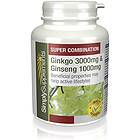 Simply Supplements Ginkgo 3000mg & Ginseng 1000mg 360 Tabletter