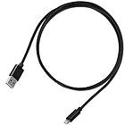 SilverStone Nylon USB A - Lightning (reversible) 1m