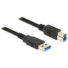 DeLock 24/28AWG USB A - USB B 3.0 1m