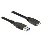 DeLock 24/28AWG USB A - USB Micro-B 3.0 1,5m