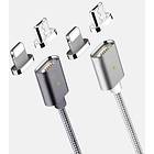 Insmat Magnetic USB A - USB Micro-B 2.0 2m