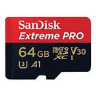 SanDisk Extreme Pro microSDXC Class 10 UHS-I U3 V30 A1 100/90MB/s 64GB