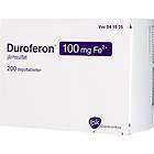 GSK GlaxoSmithKline Duroferon 100mg Fe2+ 200 Tabletter
