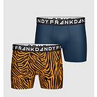 Frank Dandy Tiger Solid Boxer 2-Pack