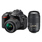 Nikon D5500 + AF-P 18-55/3.5-5.6 VR + AF-P 70-300/4.5-6.3 VR