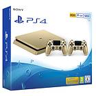 Sony PlayStation 4 (PS4) Slim 500GB (incl. 2nd DualShock) - Gold Edition