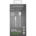Vivanco Longlife USB A - USB Micro-B 2.0 1,5m