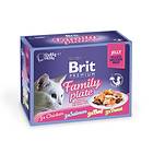 Brit Premium Cat Pouches Family Plate 12x0.085kg