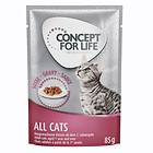 Concept for Life Cat Adult All Cats Pouches 24x0,085kg