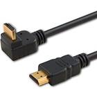 Savio 18Gbps HDMI - HDMI High Speed with Ethernet (angled) 1.5m