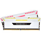 Corsair Vengeance White RGB LED DDR4 3000MHz 2x8GB (CMR16GX4M2C3000C15W)