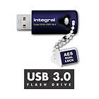 Integral USB 3.0 Crypto Dual FIPS 140-2 8GB