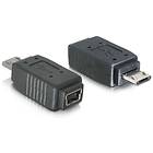 DeLock USB Micro-B - USB Mini 5-Pin M-F Adapter