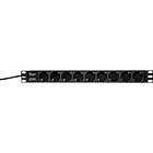 LogiLink 9-Way 19" Switch 2m