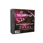 MediaRange CD-R 700MB 52x 10-pakning Slimcase