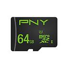 PNY High Performance microSDXC Class 10 UHS-I U1 100MB/s 64GB