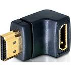 DeLock HDMI - HDMI M-F Adapter 90° Down