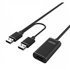 Unitek Active 2x USB A - USB A M-F 2.0 5m