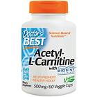 Doctor's Best Acetyl-L-Carnitine 500mg 60 Kapslar