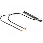 DeLock WLAN 802.11 ac/a/h/b/g/n Twin Antenna 2 x MHF PCB 5dBi (89631)