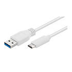 MicroConnect SuperSpeed USB A - USB C 3.0 0,2m