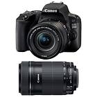 Canon EOS 200D + 18-55/3.5-5.6 IS STM + 55-250/4.0-5.6 IS STM