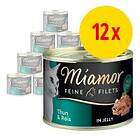 Miamor Fine Filets Cans 12x0.185kg