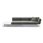 Knoll Avio Sofa System Läder Med Bord Höger (3-sits)