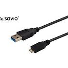 Savio USB A - USB Micro-B 3.0 1m