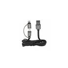 Ansmann USB A - USB Micro-B (with Lightning) 2.0 1m