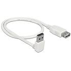 DeLock Easy-USB USB A (angled) - USB A M-F 2.0 0.5m