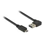 DeLock Easy-USB USB A (angled) - USB Micro-B 2.0 0.5m