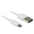 DeLock Dual Easy-USB USB A - USB Micro-B 2.0 3m