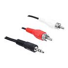 DeLock 3.5mm - 2RCA 3m