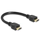 DeLock 30AWG HDMI - HDMI High Speed with Ethernet 0.25m