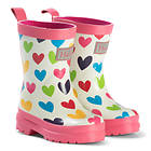 Hatley Rainbow Hearts Rain Boots (Unisex)