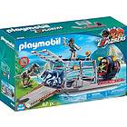 Playmobil The Explorers 9433 Enemy Airboat with Raptors