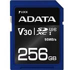 Adata Premier Pro SDXC Class 10 UHS-I U3 V30 95/60MB/s 256GB