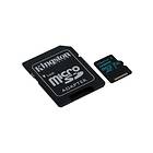 Kingston Canvas Go! microSDXC Class 10 UHS-I U3 V30 90/45MB/s 128GB