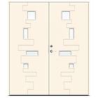 Swedoor Jeld-Wen Parytterdörr Character Pulse Glas 20x21