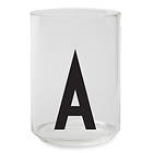 Design Letters AJ Vintage ABC Drikglas
