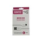 Grateq USB A - USB Micro-B 2.0 2,25m