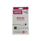 Grateq USB A - USB Micro-B 2.0 3m