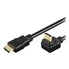 Techly HDMI - HDMI High Speed with Ethernet (angled) 2m