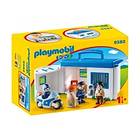 Playmobil 1.2.3 9382 Commissariat de police transportable